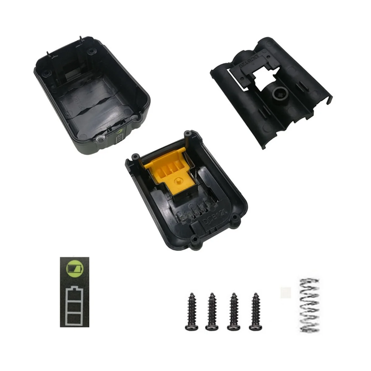 Custodia In Plastica Per Batteria Dcb120 Per Batteria Agli Ioni Di Litio Dewalt 10.8V 12V Dcb125 Dcb127