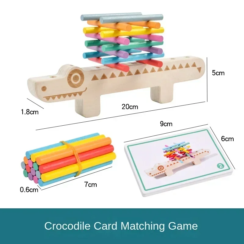 thumbnail image 1 of Juguete de madera Montessori, juegos a juego de colores, rompecabezas, juego de aprendizaje, entrenamiento de movimiento fino, juguetes educativos de matemáticas para niños, 1 of 6
