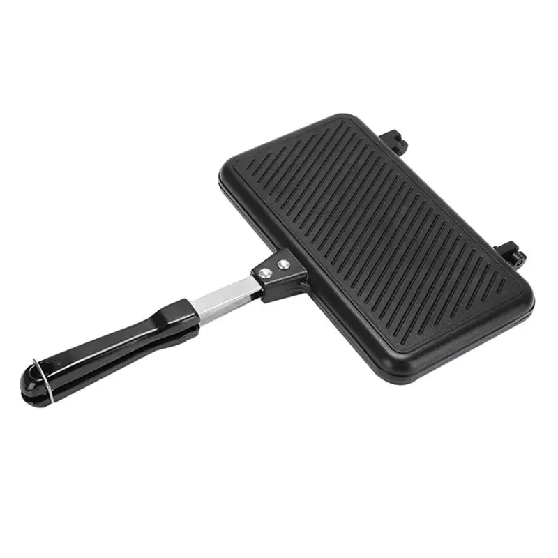 

Портативная сковорода, сковорода для завтрака, складная сковорода для приготовления пищи, походная сковорода, двусторонняя сковорода, антипригарная сковорода