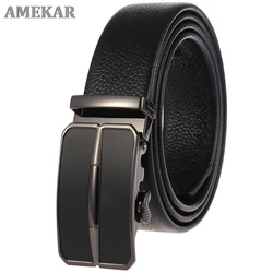 High quality men belt leather belt men automatic buckle  male Fashion designer jeans chain stretch luxury brand FG2691-2