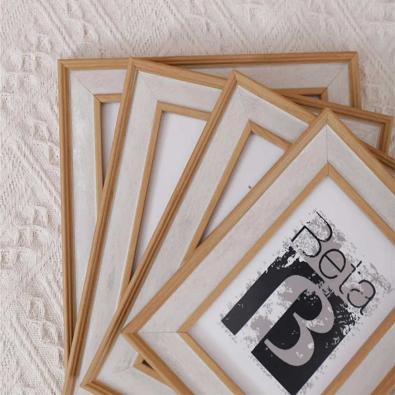 Natural Wooden Picture Frames Classic Photo Frame For Wall Hanging With Plexiglass Pictures Frame Photo Decor