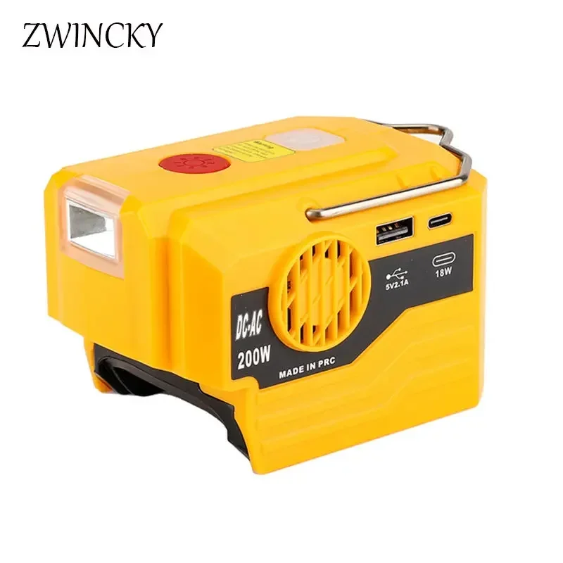 For Dewalt Battery Power Supply Inverter DC 18-20V AC 120V/220V