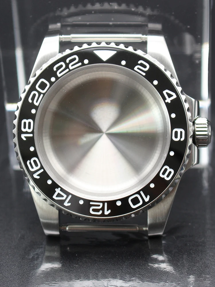 Premium 40mm Waterproof Watch Case with Ceramic Bezel Insert