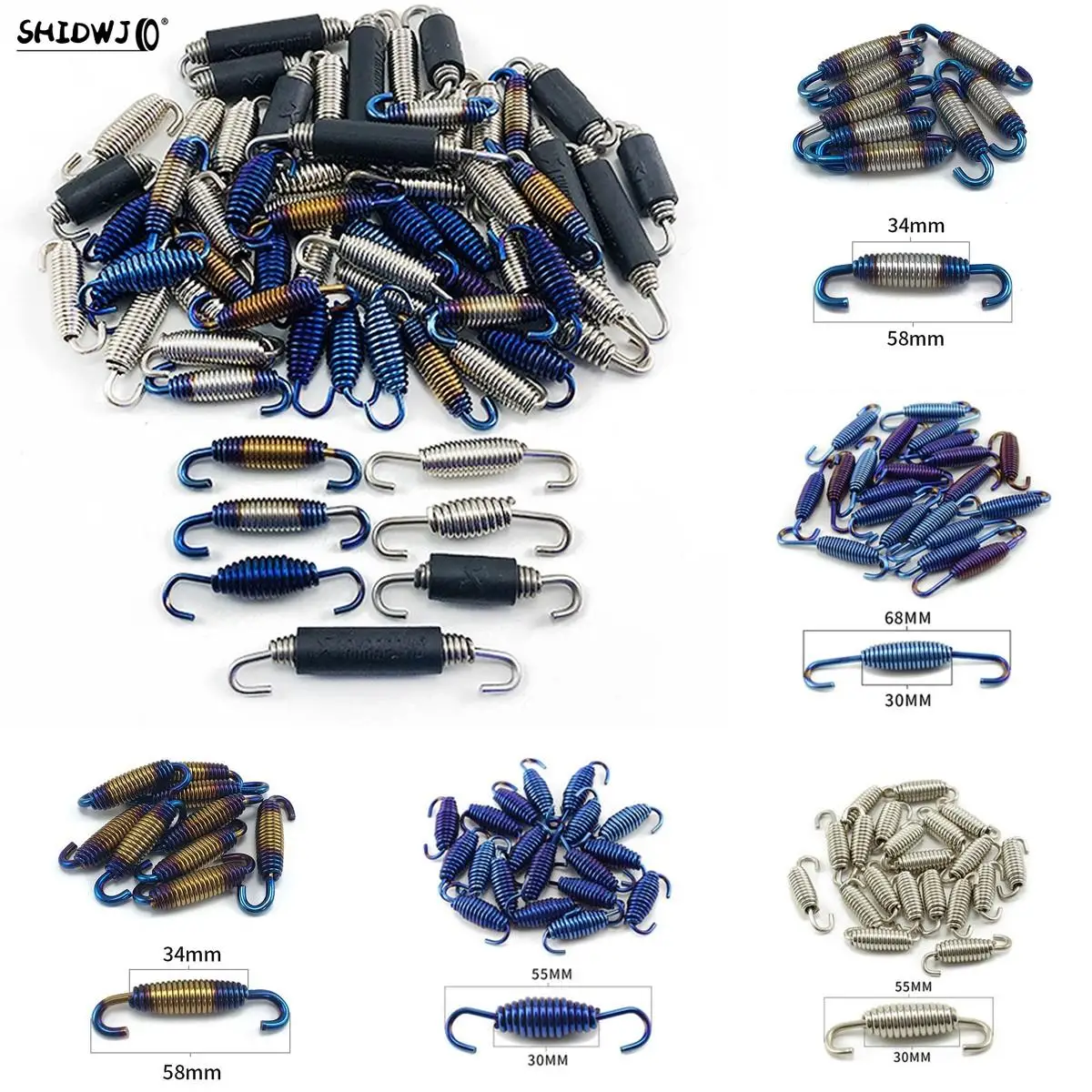 Tubo Di Scarico Moto Molla Universale Gancio A Molla In Acciaio Inossidabile 304 Per Accessori Molla Tubo Di Scarico Aria Akrapovic Sc