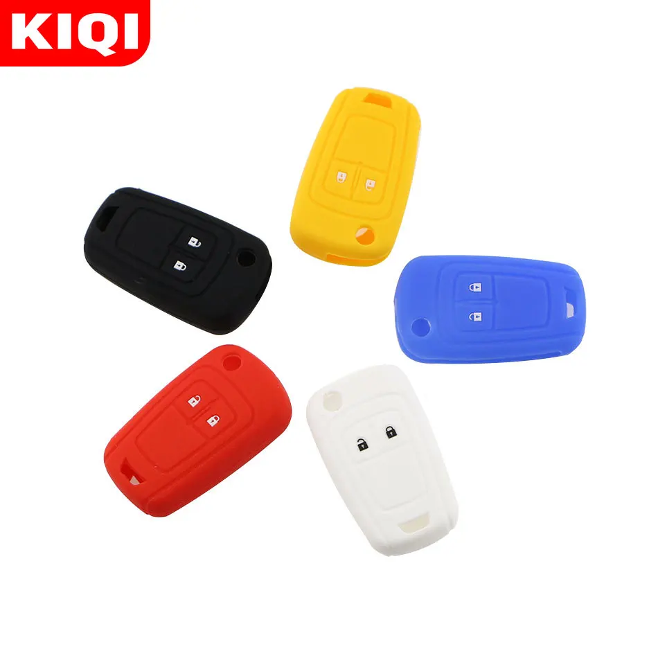 2 Button Silicone Car Remote Key Cover Case for Chevrolet Chevry Cruze Sedan Hatchback Malibu Trax Aveo 2009-2015 Accessories key case key case cover remote control case cover