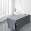 1Pc Corduroy Solid Bed Cover for Beauty Salon Bed Sheets SPA Massage Bed Table Cover Camas Sabanas With/no Hole King/queen Size 1