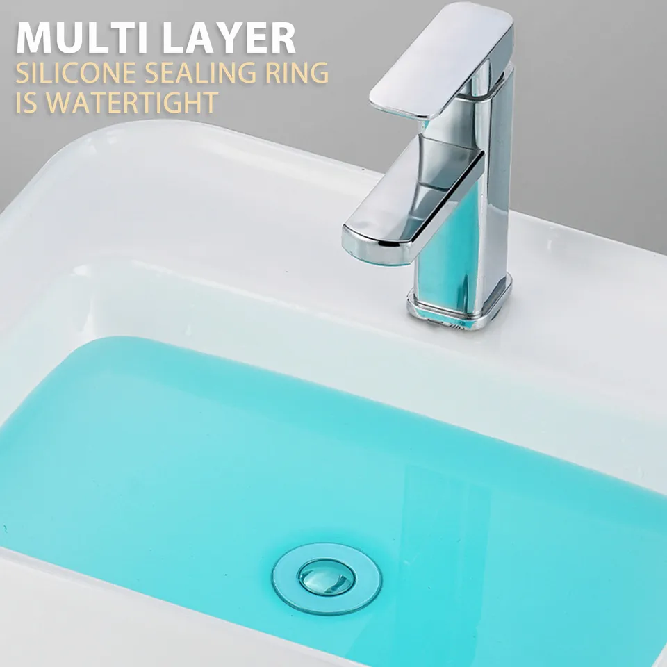 Nouveau filtre de vidange escamotable pour lavabo, attrape-cheveux, bouchon de b