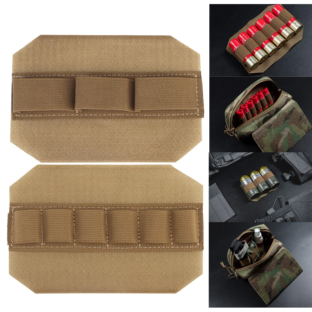 

3 Holes Chest Rig Loop Panel Drop Pouch Insert Bulk Bullet Storage Bag Portable Molle Pouch Military Paintball Vest