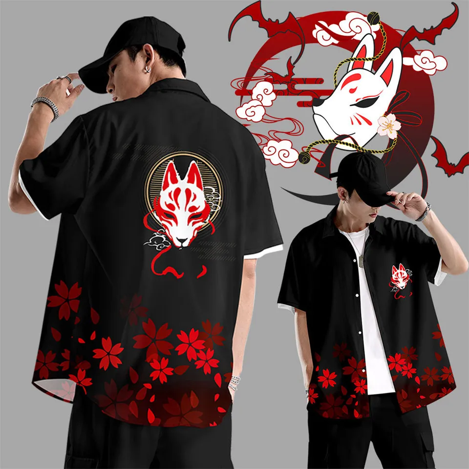 

Black Fox 3D Printing Mens t shirt Cool Summer Fashion Unisex Short sleeve T-shirt Casual Tee tops