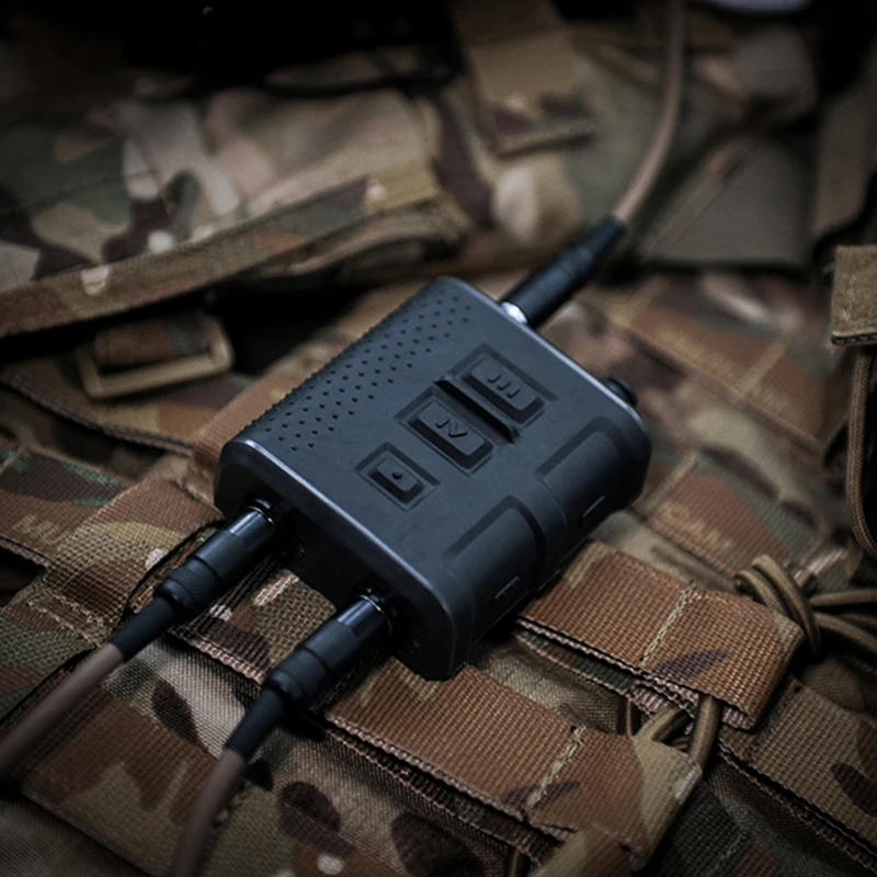 Фото FMA Tactical U714/U гарнитура PTT поддержка несколько разъемов K/Адаптеры для головки со значком V20/V60 №1