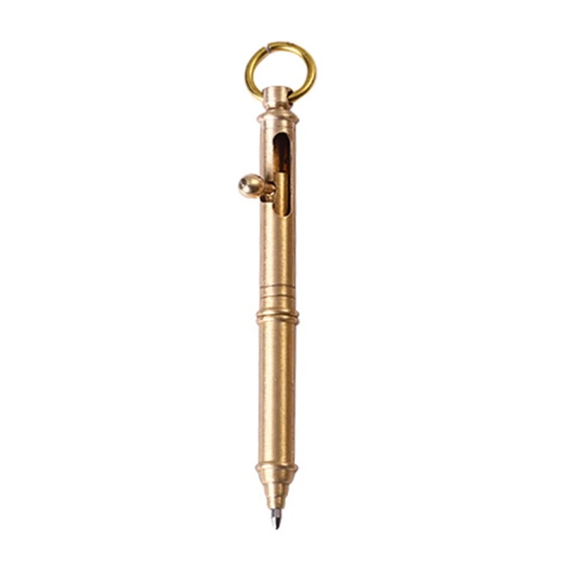 

Brass Office Pen Pen with Key Ring Business Signing Pen Dropship