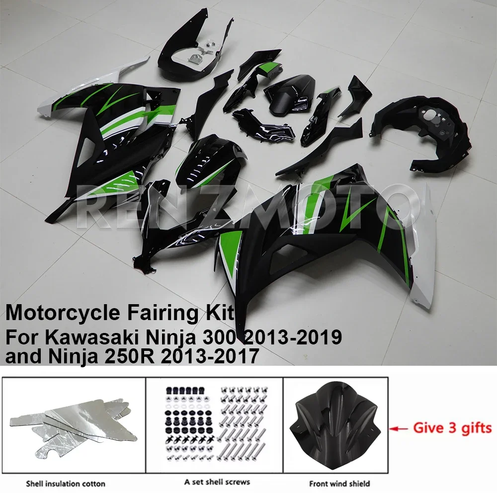 

FOR Kawasaki Ninja 300 13-19 Ninja 250R 13-17 Fairing R/Z K37N06 Motorcycle Set Body Kit Decoration Plastic Guard Plate Shell