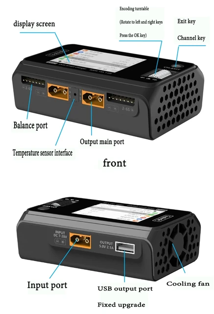 ToolkitRC M6D 500W 15A DCデュアルチャンネルMINIスマ Amazon | ToolkitRC M6D 500W 15A DCデュアルチャンネルMINI