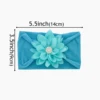 3PCS Baby Headbands Elastic Soft Newborn Floral Headbands for Baby Girl Children Turban Infant Flower Headband Hair Accessories 6