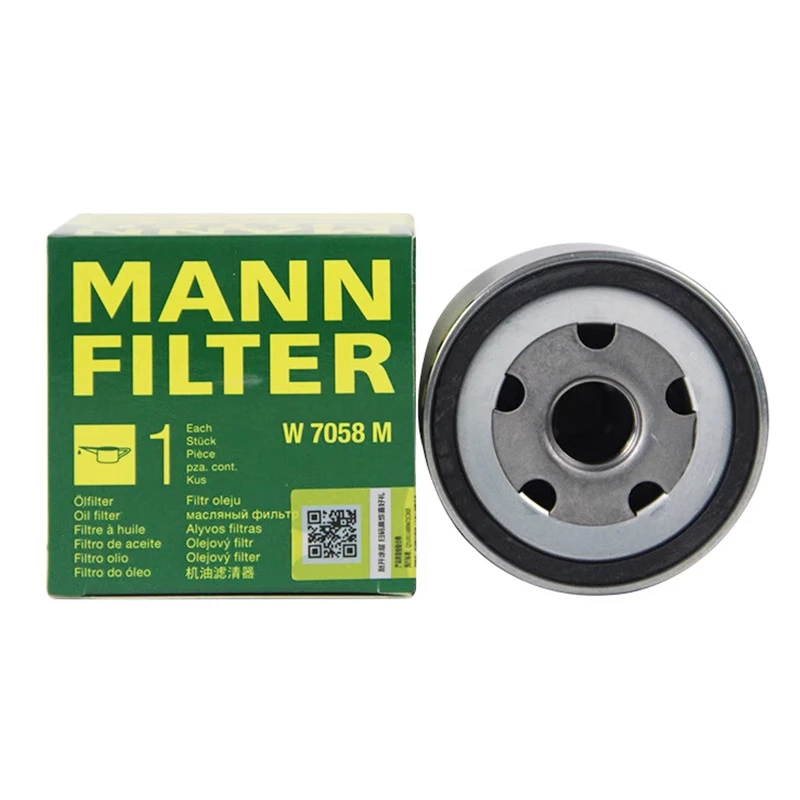 MANNFILTER W7058M Oil Filter fits PEUGEOT 206 2007 2008 407 CITROEN C4 C5 C6 Xsara Picasso 1109CA 1109K2 9456203580 02/900320A