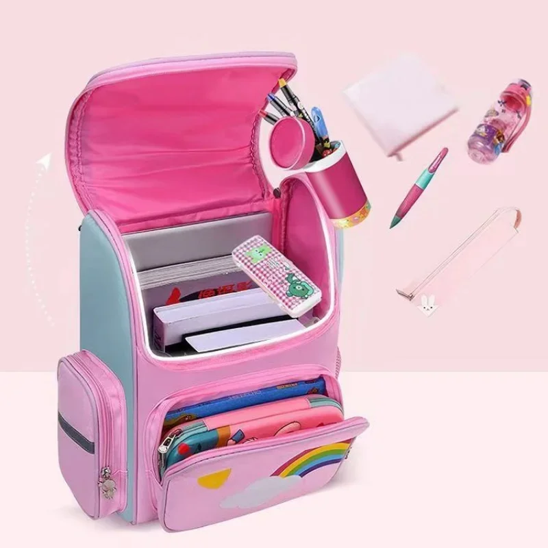 Girl School Backpack With Large Capacity Waterproof Unicorn Print 6