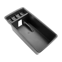Enhanced Car Center Console Tray Organizer and Interior Storage Box (Black)