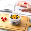 1Pc Overnight Oat Cup Portable Breakfast Cereals Salad Cup Graduated Milk Cup Seal Container Microwave Oven Can Heat And Seal 2