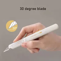 SDI 0444C Art Utility Knife ,30 Degree Anti Shake Precision Cutter 9mm Black Bldes Auto-Lock Design Professional Stationery Supp 2