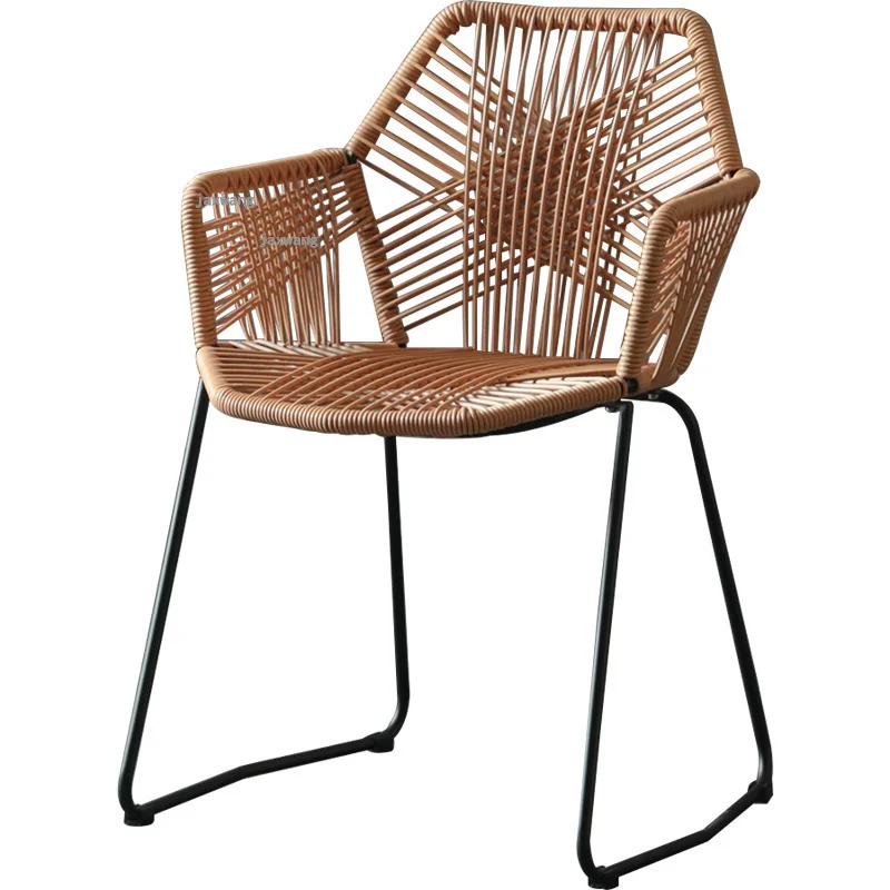 

Скандинавская версия для наружного балкона спальни кафе кресло простой современный ресторан общежитие спинка кресло для отдыха