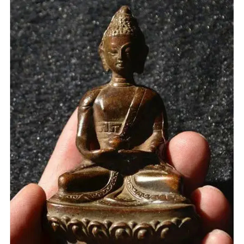 

Old Tibet Tibetan Bronze Buddhism pharmacist rulai Buddha statue