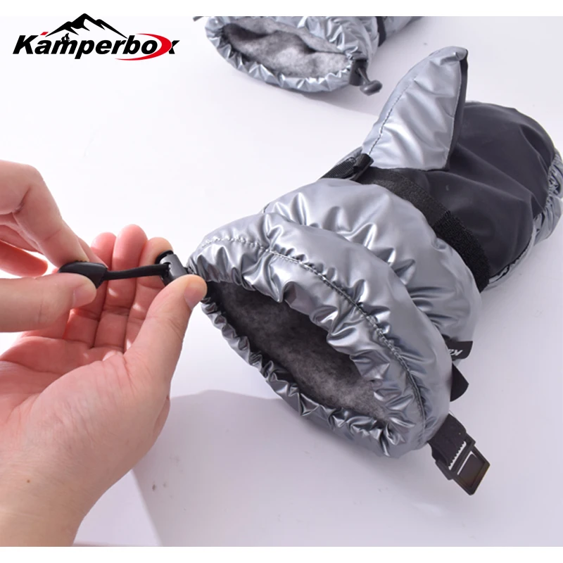 Kamperbox  Gloves Winter Gloves Men Gants Homme Winter Warm Gloves Winter Down Gloves Snowboard Accessories GV026 4