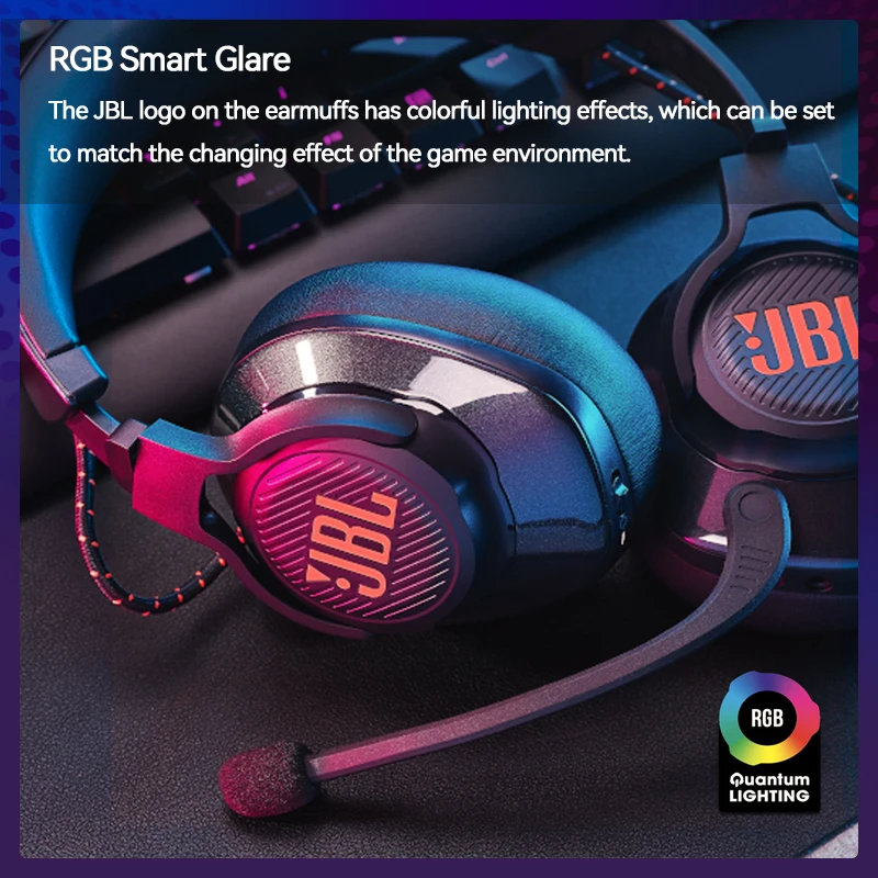 JBL Quantum 610 Gaming Headphones Wireless Wired