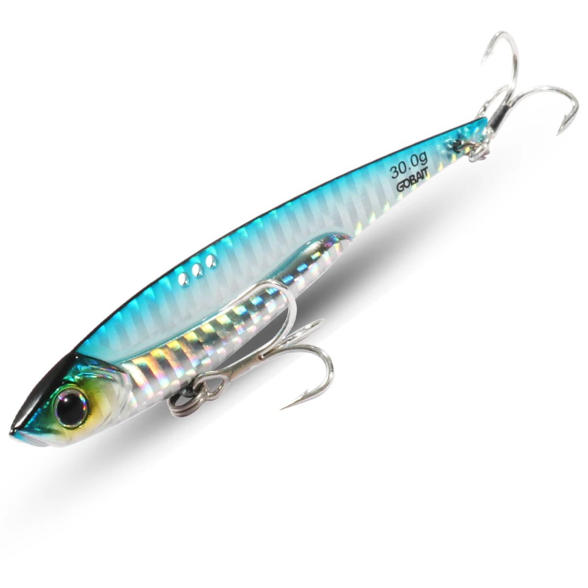 Leurres VIB en métal 1 pièces 3.5g plume paillettes Wobbler