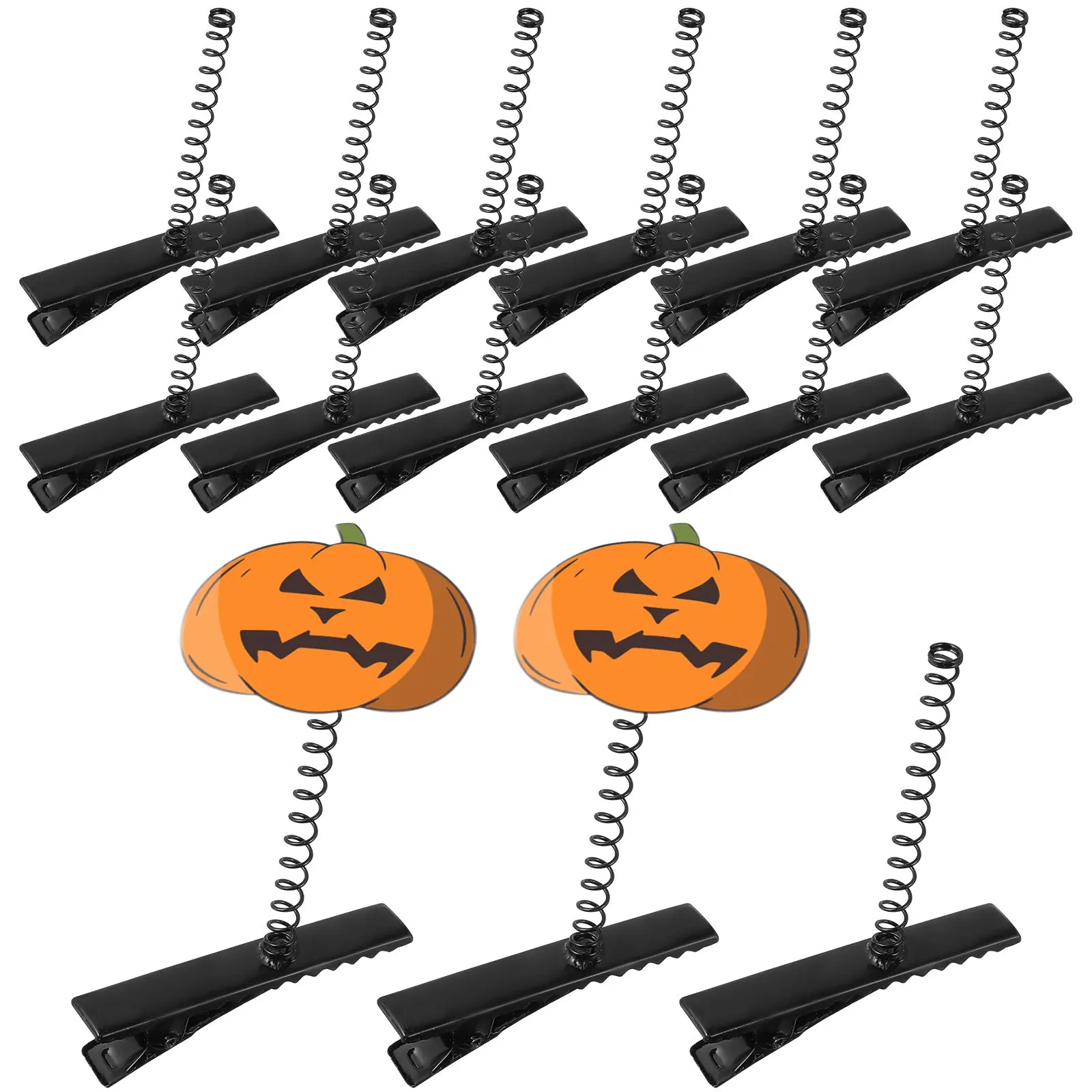 100Pcs DIY 헤어 클립 스프링 금속 악어 클립 어린이를위한 안전한 그립 헤..