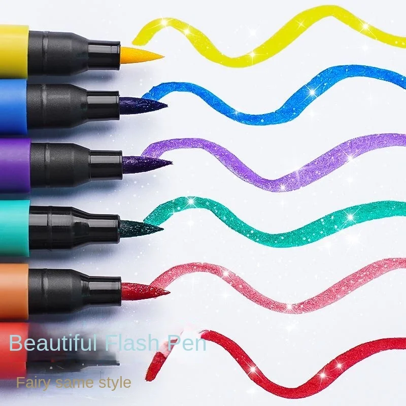 Glitter Dual Tip Paint Markers 3