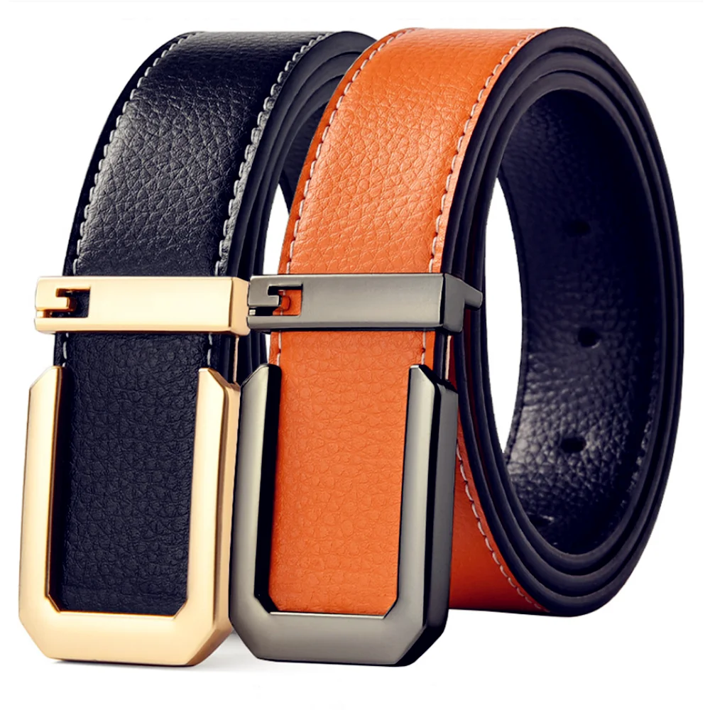 Sleek Unisex Fashion Belt with Silver Buckle – Premium Quality for Casual and Professional Wear