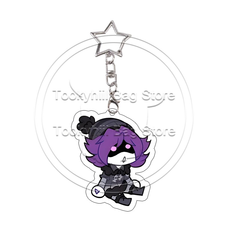 Anime-Inspired Uzi Chibi Character Bag Charm - Collectible Decor & Cosplay Accessory