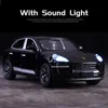 1:32 Porsche Macan Simulation Toy Car Model Alloy Diecast Sound Light Pull Back Scale Model Car Boys Birthday Collection Gifts 4