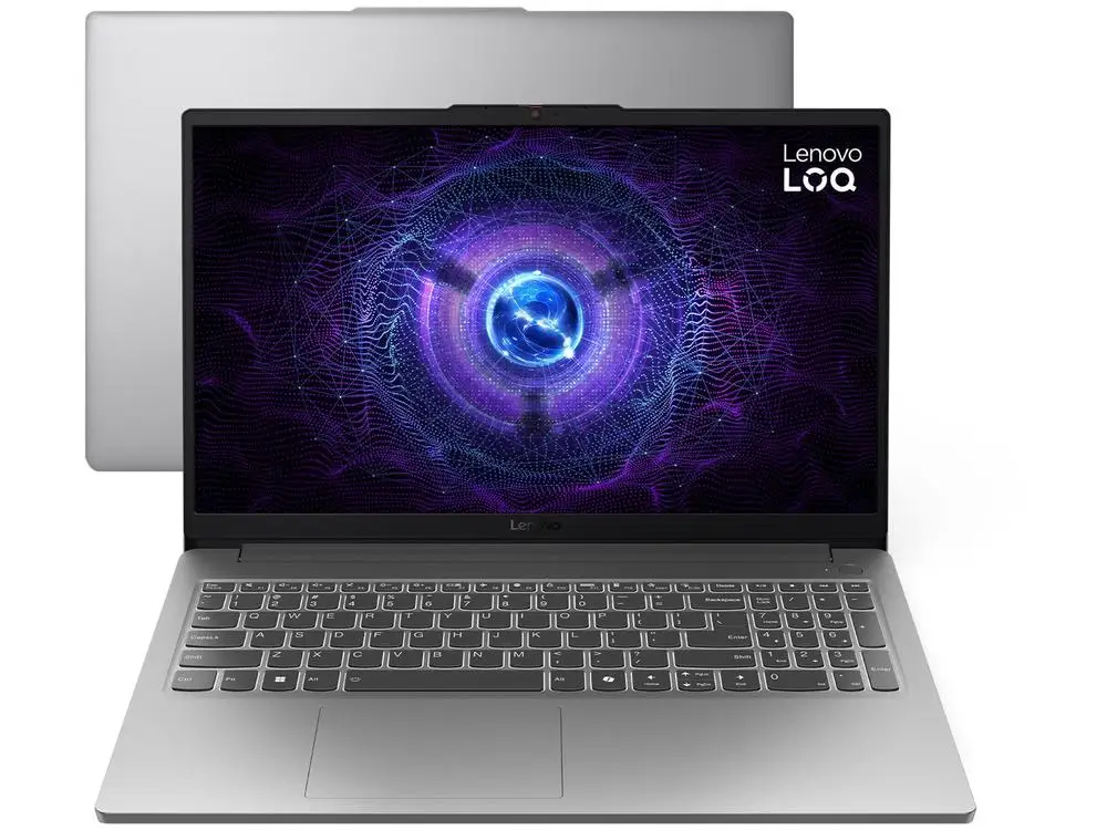 Notebook Gamer Lenovo LOQ Intel Core i5  16GB RAM 512GB SSD 15,6" Full HD Windows 11 NVIDIA GeForce RTX 3050 83ME0007BR