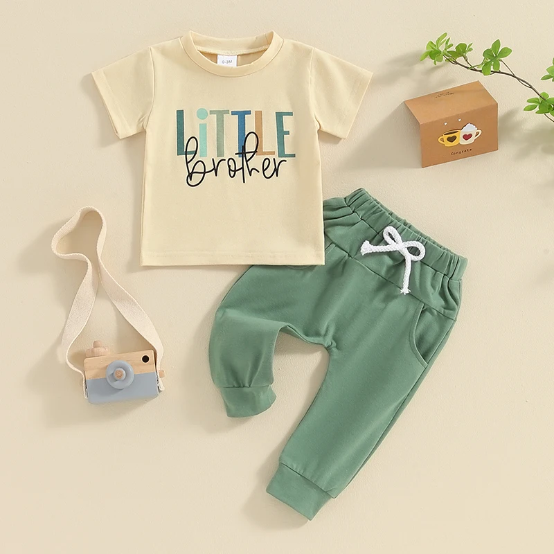 Baby Boys Brother T-Shirt & Pants Set 2