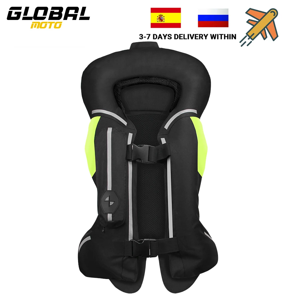 New Reflective Vest Safety Giacca Riflettente Giacca Da Moto Air Bag Moto Airbag Vest Motocross Racing Airbag