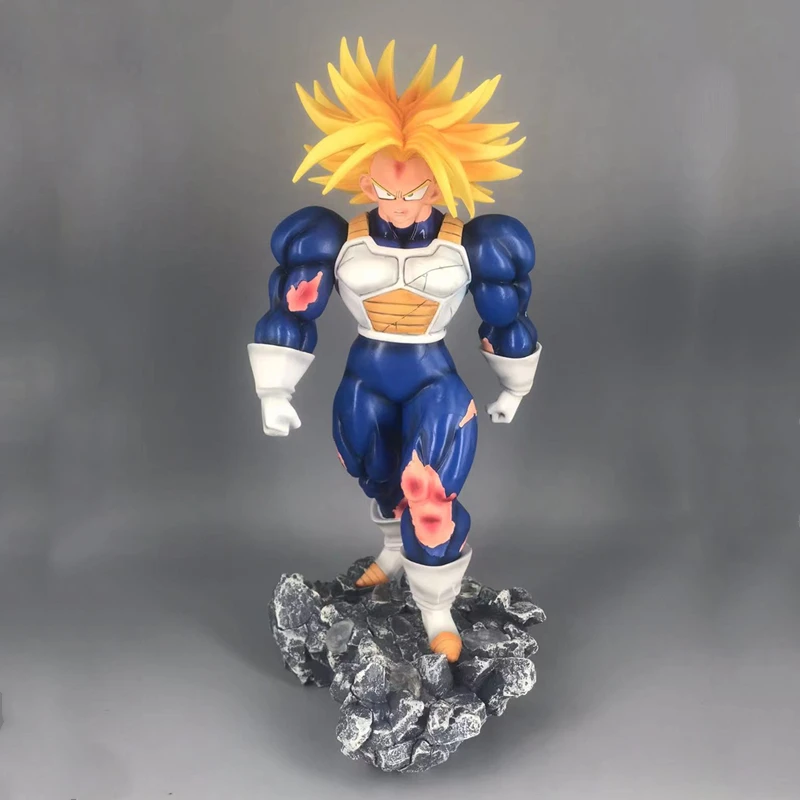33cm Dragon Ball Z Super Trunks Anime Figure Super Saiyan Action Pvc