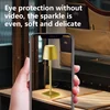 Cordless Rechargeable Led Table Lamp Desk Bedroom Night Light USB 3 Levels Dimmable Bar Club Hotel Room Decor Ambient Lighting 5