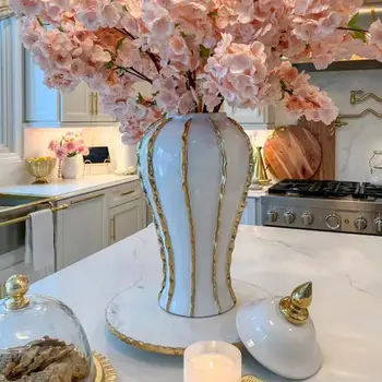 Ceramic Ginger Jar Vase 1