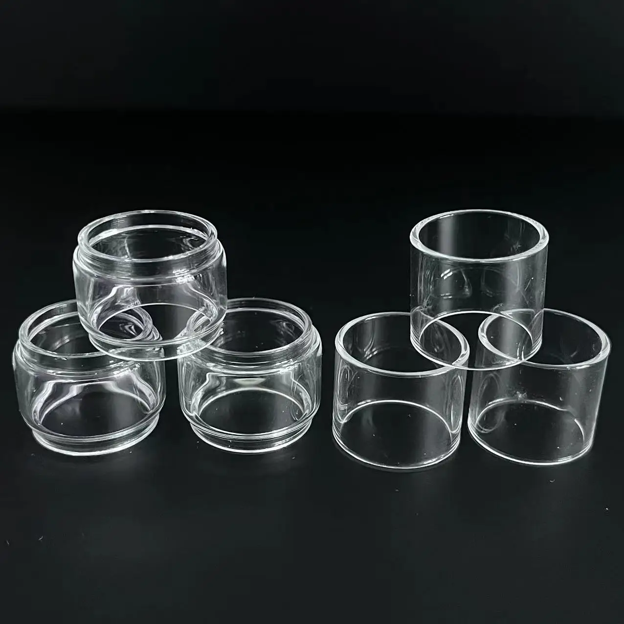 Dead Rabbit V1 V2 V3 Transparent Replacement Bubble Fat Straight Glass Tube For Dead Rabbit V1 V2 V3 RTA Glass Tank - Image 2