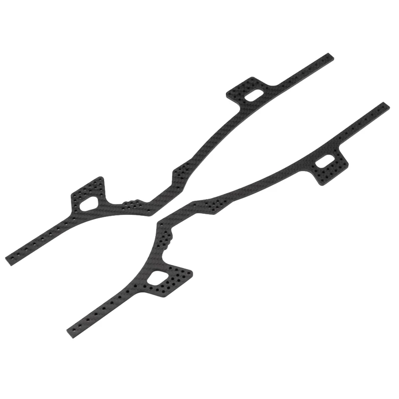 

Рамка из углеродного волокна балка боковая рамка рельсы для 1/10 RC Crawler SCX10 I II III LCG шасси осевой 90046 90047 86100 детали