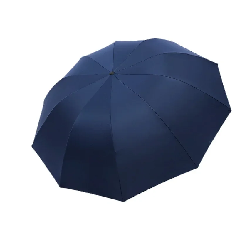

Outdoor advertising sun umbrella three fold black plastic advertising umbrella