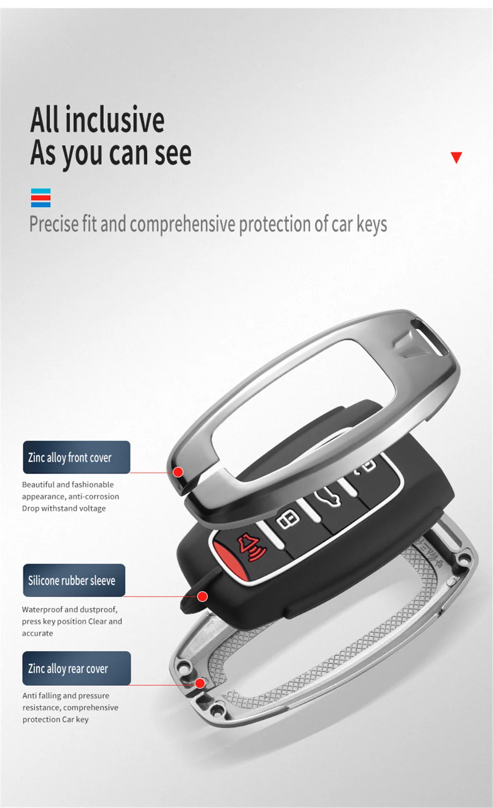 Cover per chiave/telecomando per Great Wall Haval/Hover H6 H7 H4 H9 F5 F7 H2S accessori per coperture per auto - Scb0dcb40e10848a2b73078a82792a4edf