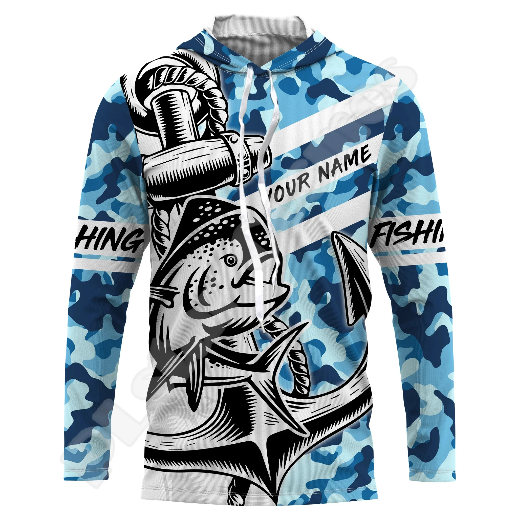 NewFashion Custom Name Tuan Fishing Mahi Fisher Tattoo Retro Tracksuit Harajuku 3DPrint Streetwear Casual Funny Jacket Hoodies C