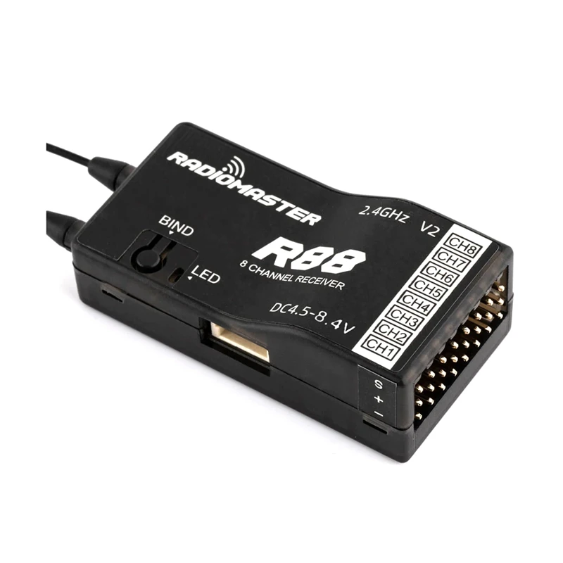 RADIOMASTER R88 V2 수신기 주파수 범위 2400-2483.5MhzJAS