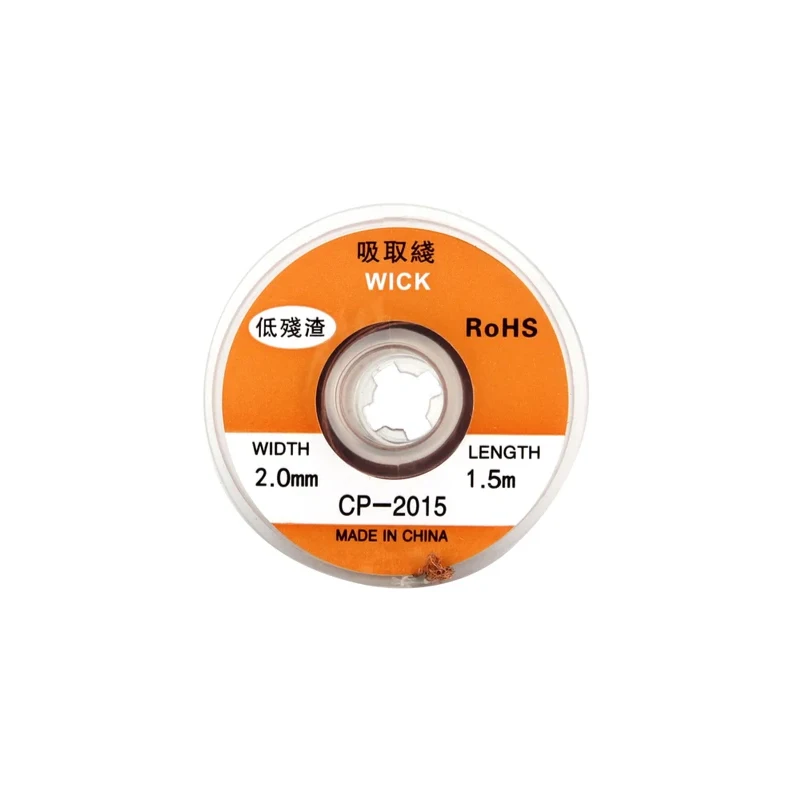 Desoldering Wire Suction Tin Desoldering Wick Solder Braid Wire for PCB Tin Remove Welding Tool