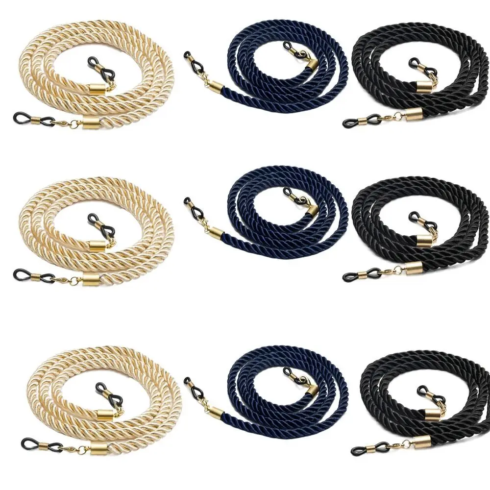 

9PCS Black Neck Buckle Lanyard Anti-lost Blue White Neck Strap Glasses Masks Chain Glasses