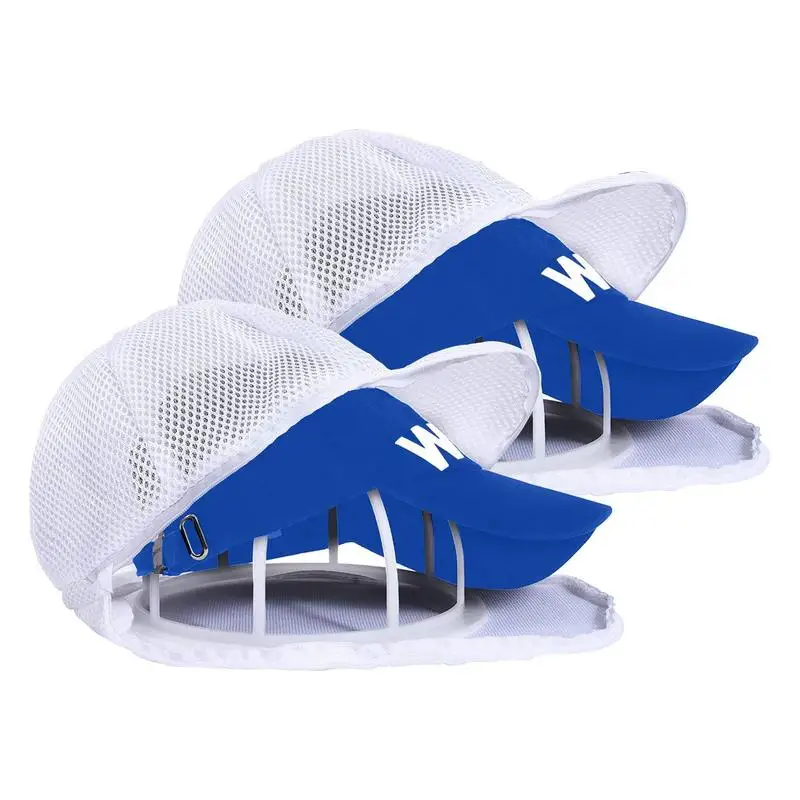 2pcs Anti Deformation Hat Washer Hat Cleaning Kit With Hat Washer Cage And Laundry Bag Multifunctional Baseball Cap Hat Washer baseball cap washer shelf multifunctional baseball cap washer fit for adult kid s hat washer frame quick tightening drying