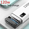 200000mAh 120W High Capacity Power Bank Super Fast Charging Power Bank Portable Battery Charger For iPhone Samsung Huawei 3