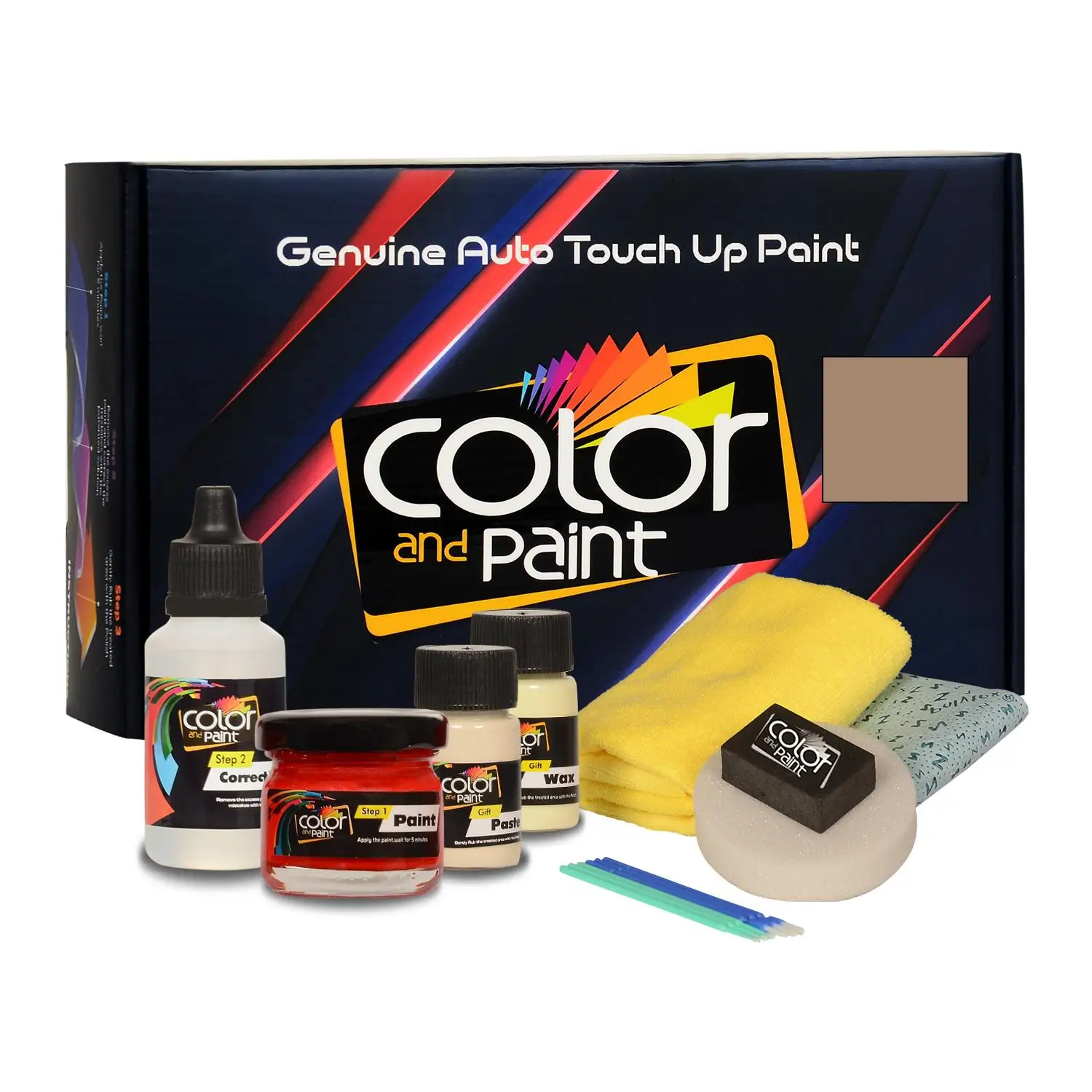 

Color and Paint compatible with KIA Automotive Touch Up Paint - CAFFE MOCHA MET - C5M - Basic Care
